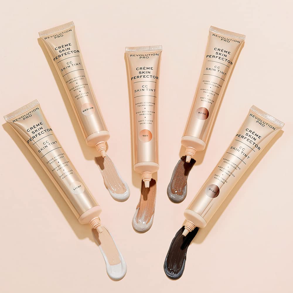 Revolution Beauty London Pro, CC Perfecting, Skin Tint, Foundation, Tan, 26 ml