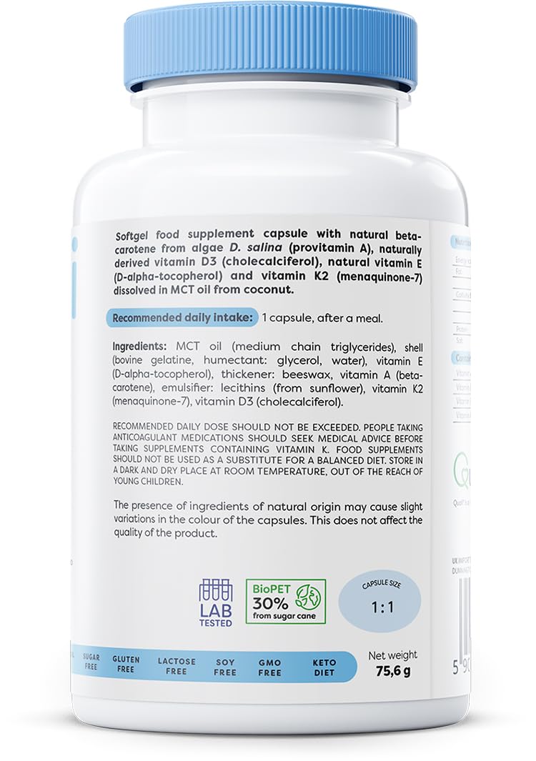 Osavi ADEK Vitamins - 120 softgels