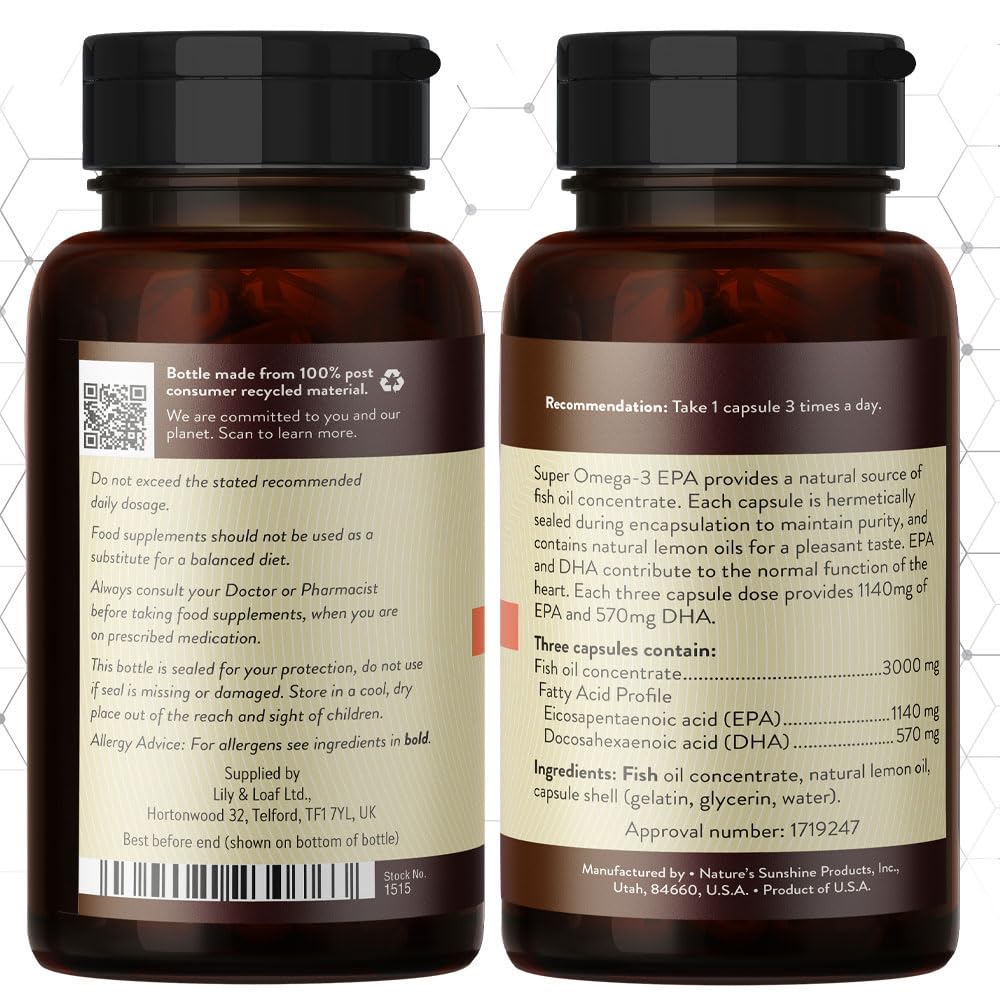 Generic Super Omega-3 EPA | 60 Softgel Capsules |