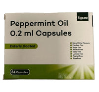 Peppermint Enteric Coated Oil Capsules - 84 Soft Gel Capsules (0.2ml Each), Gastro-Resistant Natural Soothing Mint Capsules Sealed in Hygienic Blister Strips Supports Healthy Digestion