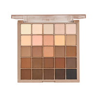 GEEWHILE Nude Eyeshadow Palette, 25 Full Matte Nude Brown Eye Shadow Pallets for Women, Highly Pigmented Brown Tones Eyeshadow Make Up Palettes Long Lasting Waterproof Taupe Pink Brown Eye Pallet