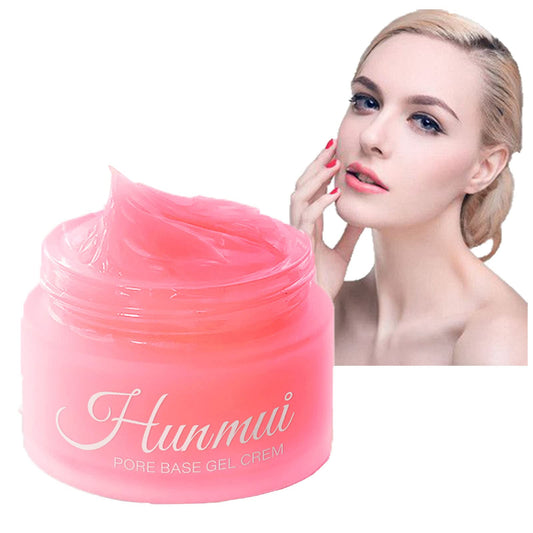 Alelyer Pore Primer Gel Cream,Face Makeup Pore Shrink Cream,Moisturizing Makeup Primer, Magical Perfecting Base Face Primer Under Foundation,Pore Base Gel Cream Invisible Pores Face Primer