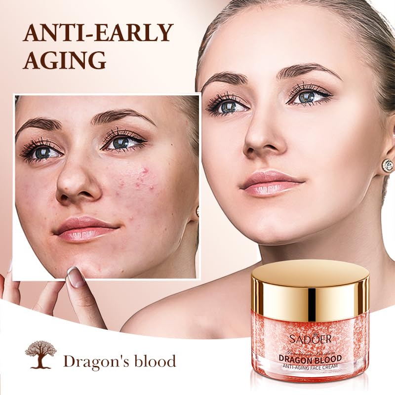 Dragons Blood Easy Cream, Retinol Placenta Dragon Blood Cream, Skincare Face Repairs Skin Firm Anti-wrinkle Cream, Moisturizer Nourishing Rejuvenating Cream