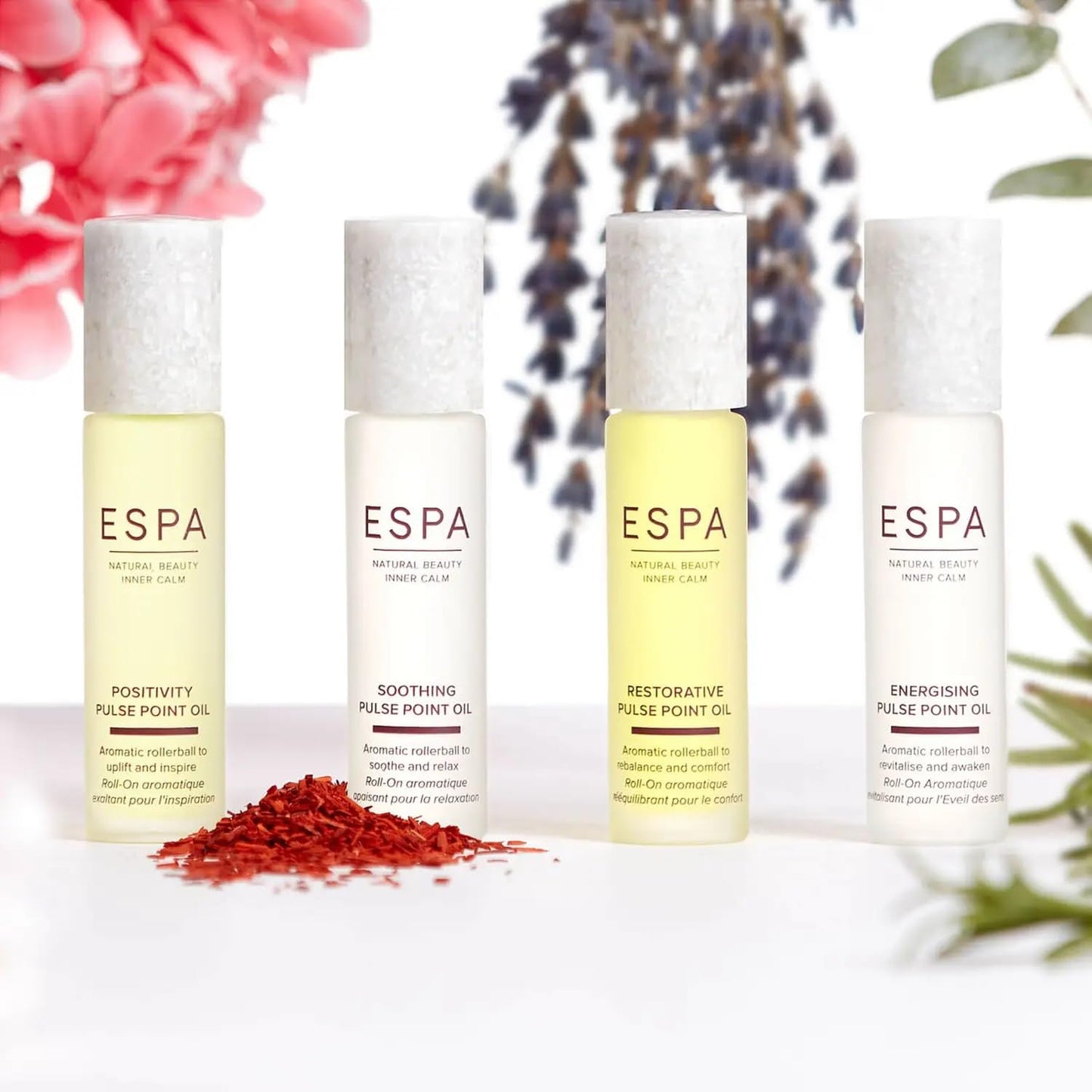 ESPA | Energising Pulse Point Oil | 9ml | Peppermint, Eucalyptus & Rosemary | COSMOS Natural Certified