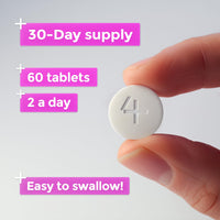 4 Her Hair supplements for women - 60 Vegan Tablets - Hair and Nails Vitamins for Women - Biotin, Rosemary, Selenium, Zinc, Copper and Millet Extract - for Hair and Nail Maintenance