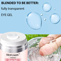 SEFUSON Eye Gel, Best Eye Cream for Appearance of Dark Circles, Puffiness, Wrinkles and Bags. Super Eye Cream Moisturizer Serum