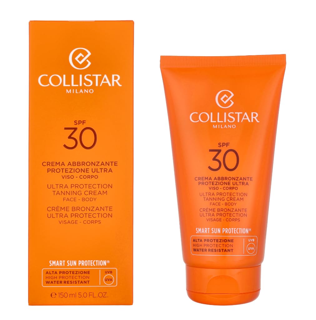 Collistar SPF30 Water Resistant Ultra Protection Tanning Cream, 150 ml