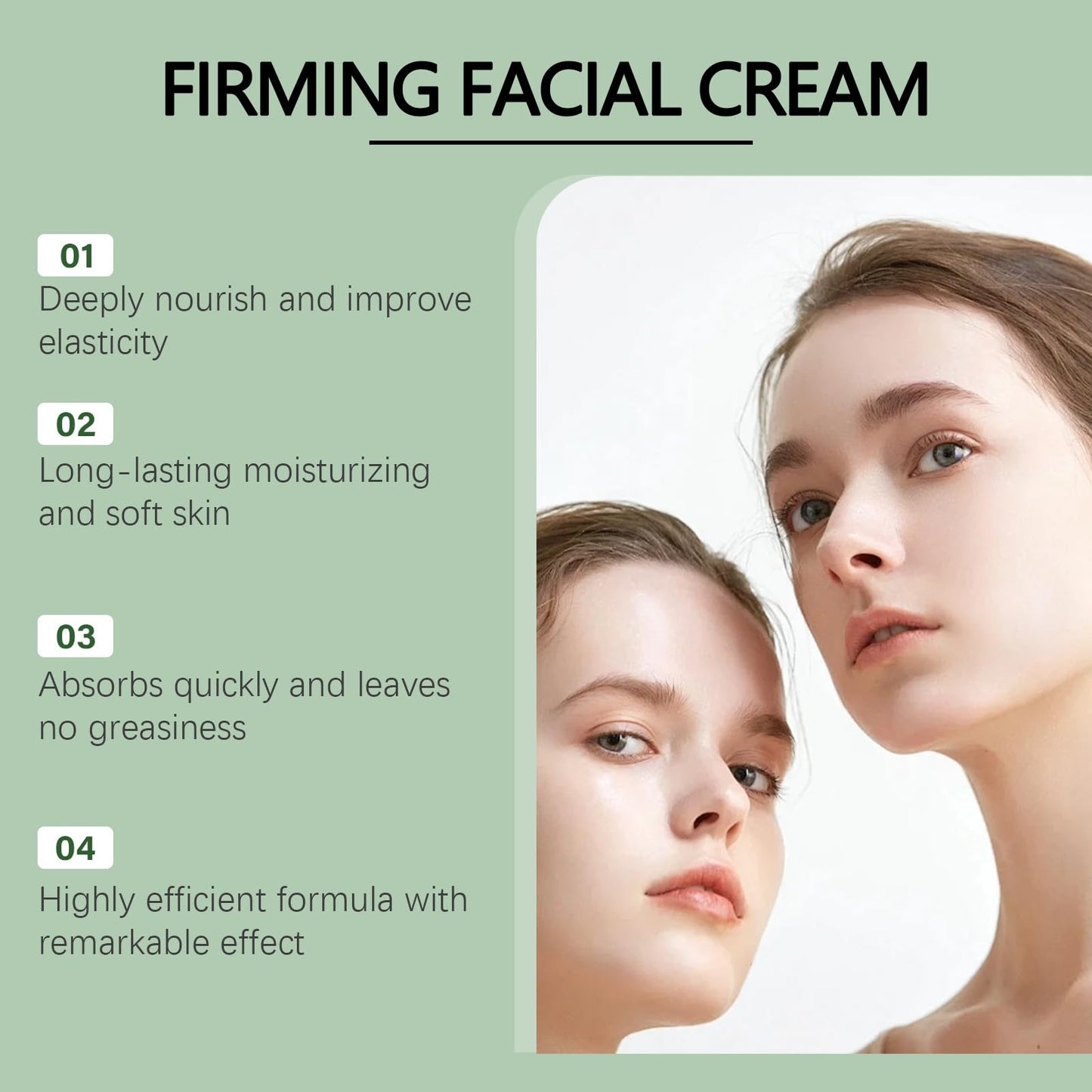 Siyinzu Skin Tightening Cream for Face,Anti Wrinkle Face Cream,Instant Face Lift Cream,Day and Night Cream for Women,Skin Firming Cream Serum for Women,Skin Cream for Loose Skin,Hyaluronic Acid Moisturizer