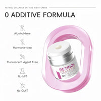 EliiSkinn Advanced Retinol Collagen Cream for Face - Anti-Aging & Anti-Wrinkle Cream with 24-Hour Facial Care, Lifting, Firming, Reduce Fine Lines, Suitable For Most Skin Types, 50g