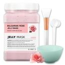 ChicNana Jelly Face Mask Peel Off Powder 650g Jelly Face Mask Set Moisturizing and Hydrating Repair and Smooth Skin Care for Home Salon Spa Kit (BULGARIAN ROSE)