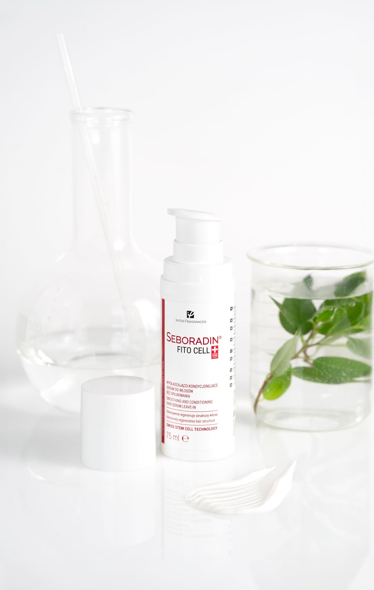 SEBORADIN Seboradin Hair Serum Leave In Emollient For Easy Combing Conditioning Strengthing Smoothing Moisturising Nourishing Plant Stem Cells Oil Complex Of Radish Magnolia Rosemary Extracts 75 ml Fito Cell