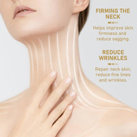 Neyeau Ah-8 Firming Neck Cream,Tighten and Lift Neck Cream with Double Roller Massage for Saggy Skin, Reduces Wrinkles, Fine Lines & Double Chin