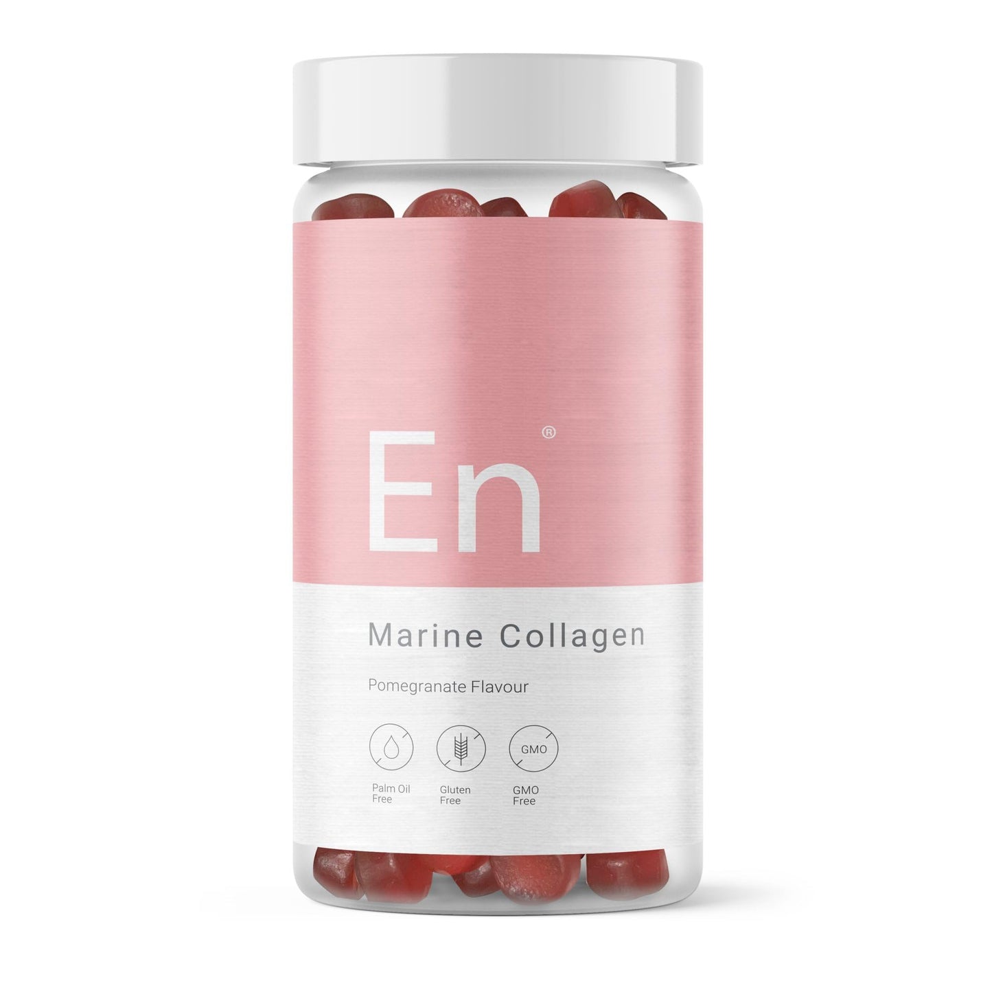 27 Elements Collagen Gummies | 2 Months Supply - 60 Gummies | 1500mg Marine Collagen per Gummy | Infused with Vitamin A and C for Maximum Skin Cell Regeneration | Natural Pomegranate Flavour