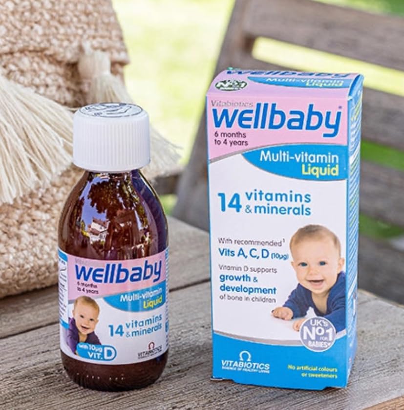 4 Bottle Multipack Vitabiotics Wellbaby Multivitamins