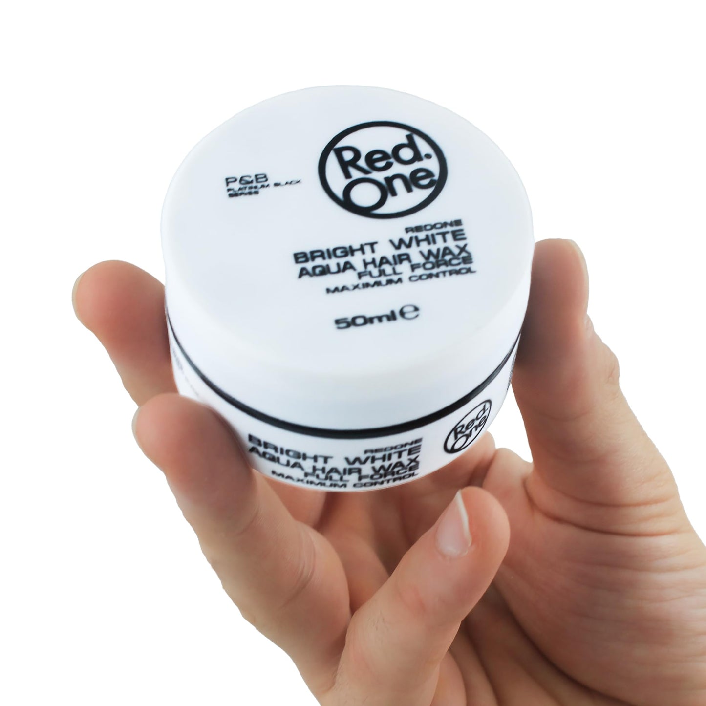 Redone Hair Styling Aqua Wax White 2 x 50 ml | Travel Size | Ultra Hold | Gel Wax | Peach Scent | Strong Holding | Shine Look | Maximum Control