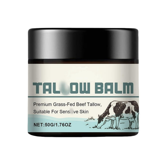 Fankayi Beef Tallow Skin Care Cream,Multi-Purpose Balm for Face & Balm Tallow Face Moisturizer for Sk-in Ca-re,Face Moisturiser,Face Cream,Tal-low Ba-lm,Tall-ow Moisturiser,Anti Wrinkle Cream,Sk-in Care Cream