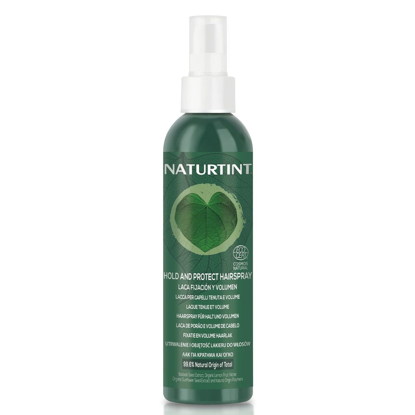 Naturtint Fixing Paint - More Volume and Shine, Perfect Natural Finishing, Anti-Frying Effect, 99.6% Natural Ingredients, Baobab Extract, Colourless, 175 ml