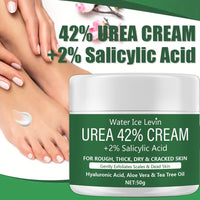 CTUBLIAUNX 42% Urea Cream, Urea Foot Cream Deeply Moisturizing, Foot Cream for Cracked Heels and Dry Skin with Hyaluronic Acid, Aloe Vera & Tea Tree Oil