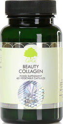 Beauty Collagen | Collagen & Hyaluronic Acid Supplement | 60 Capsules | Hydrolysed Marine Collagen | G&G Vitamins