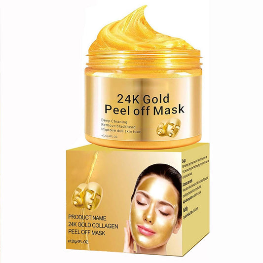 Yongst Gold Foil Peel Off Mask - Fade Wrinkles - Purifying Acne & Reducing Fine Lines - Skin Care Face Lifting Firming