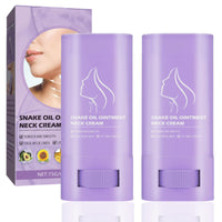 Jinjiar 2PCS Samu Neck Firming Cream,Wak Firming & Lifting Neck Cream,Anti Aging Neck Cream for Sagging and Tighten,Firming Cream for Loose Skin,Ne-ck Tightening Products,Ne-ck Tightening Cream,Ne-ck Firming
