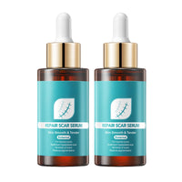 IZBEAUVO Scar Removal Set with Repair Scar Cream & Serum, Stretch Mark Removal Cream for Dark Marks, Scar Removal Serum for Body, Trauma Scars, Scald, Hyperpigmentation & All Types of Scars (2 serum)
