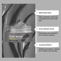 Yongst Dead Sea Clay Mask - Deep Cleansing & Hydrating Face Mask with Dead Sea Mud - Soothing & Nourishing Skincare for Radiant, Moisturized Skin - Beauty for All Skin Types