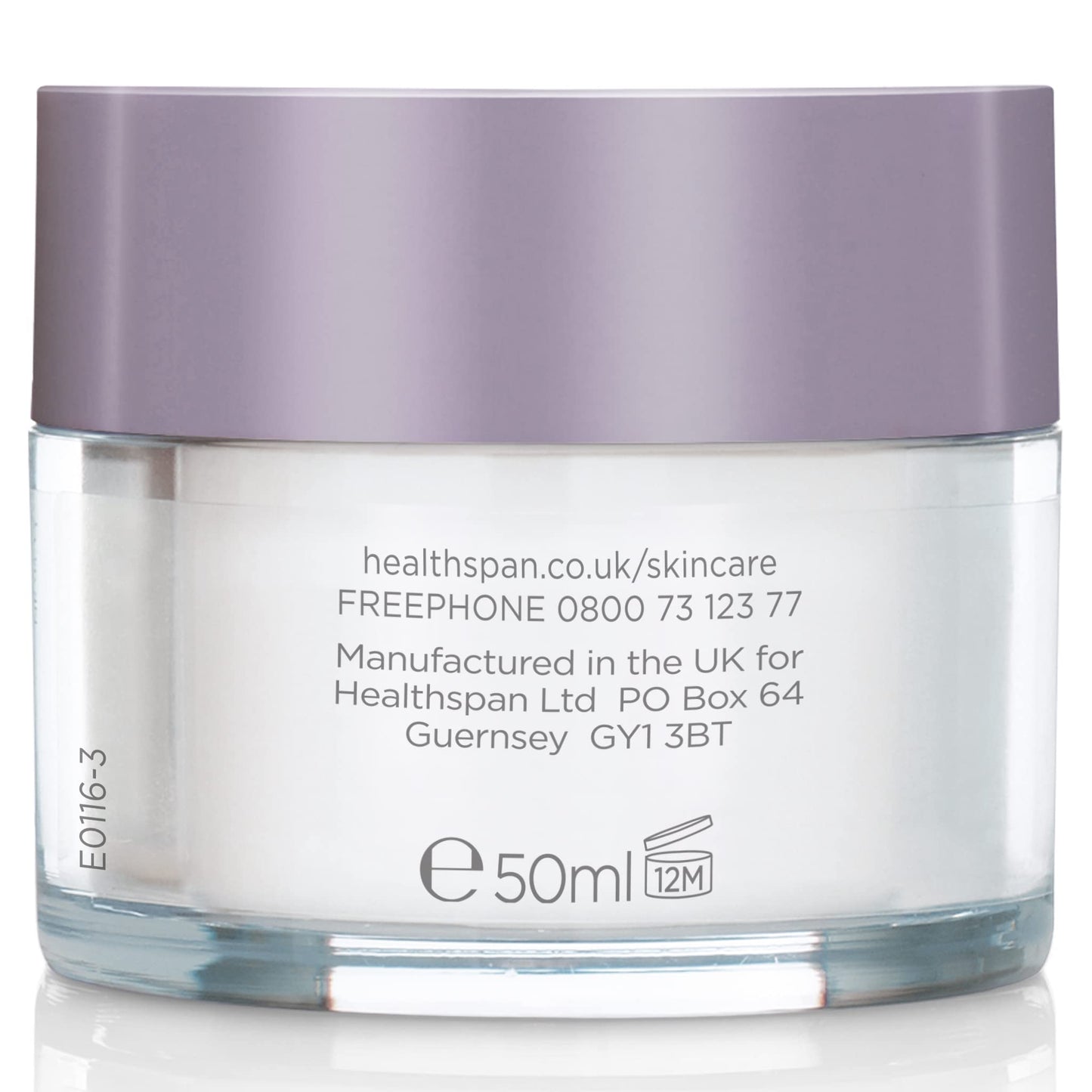 Healthspan Replenish Anti-Ageing Night Cream (50ml) | Natural Plant Oestrogens | Added Vitamin C | High Levels of Ceramides, Pro-Vitamin B5, Vitamin E & Squalene | Menopause