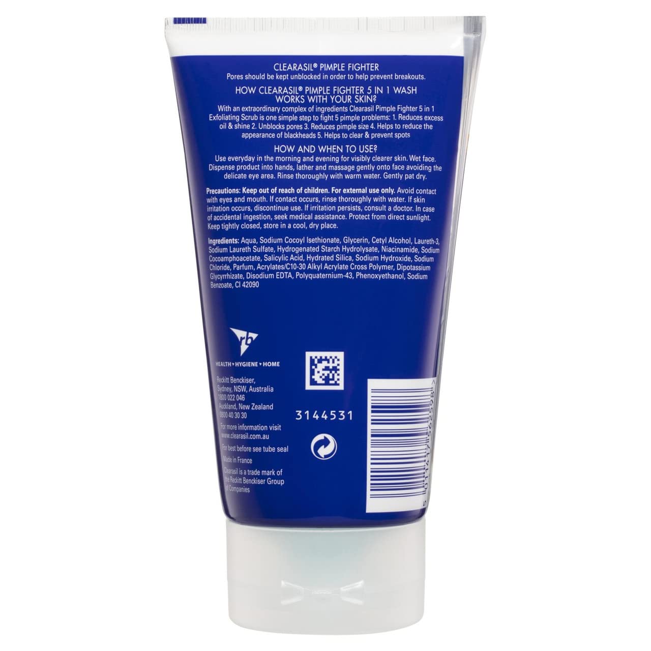 Clearasil 5 in 1 Multi-Action Exfoliating Face Scrub 150ml
