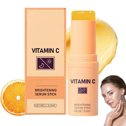 Yoowan Vitamin C Face Serum Stick,Vitamin C Eye Cream,Eye Balm Stick,Brightening & Hydrating Serum For Face & Body,Facial Serum Balm Stick For Fine Lines & Wrinkles,Lightweight Light For Smooth Skin