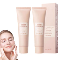 MADGININE 2-Pack Purifying Exfoliating Gel Purifying Cream 50g/Bottle Purifying Cream Purifying Exfoliating Gel Moisturizes the Skin Gentle Cleansing Unisex Suitable for Facial and Body Exfoliation