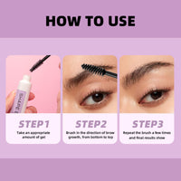 SHEBEEDO Clear Eyebrow Gel Instant Brow Styler Brow Gel Longwear Eyebrow Gel Clear Brow Glued For Brows & Edges Eye Brow Gel For Natural Eyebrow Styling Repair Laminated Brow Look For Styling Brows