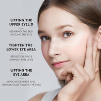 OVALA 24K Gold Eye Mask- 30 Pairs Puffy Eyes & Dark Circles Treatments,Reduce Under Eye Bags and Smooth Wrinkles,Eye Skin Care Pads With Collagen