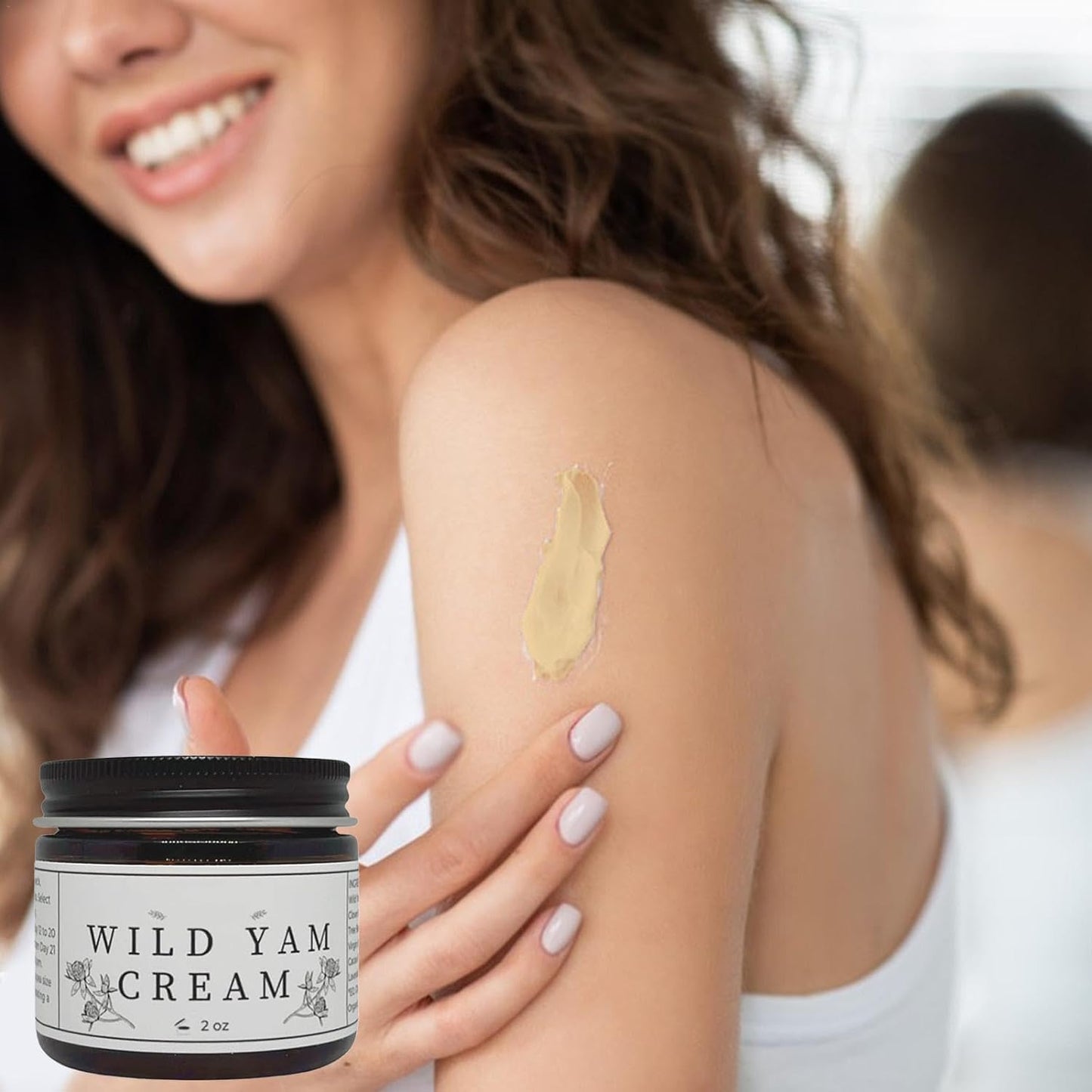 Wild Yam Cream, 60ml Natural Wild Yam Cream For Menopause, Wild Yam Skin Cream, Natural Relief for Menopause Dry SkinWild Yam Cream, 60ml Natural Wild Yam Cream For Menopause, Wild Yam Skin Cream, Nat