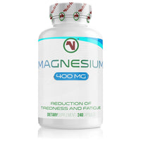 Mega Strong Magnesium Capsules 400mg | 240 Easy to Swallow Supplements | 8 Months Supply | Reduce Tiredness and Fatigue