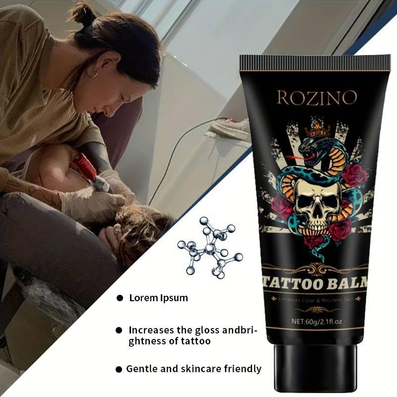 Generic Tattoo Care Cream I 60g I Natural Ingredients I Deep Moisturizing Nourishing Skin Care I Aftercare Cream For Tattoos & Lotion For Dry Skin