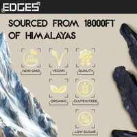 Edges 100% Shilajit Resin 30g, Original Himalayan Shilajit - Gold Grade Pure, Rich in Fulvic & Humic Acid, Minerals, Immune Support & Energy Booster - 2 Month Supply (30g)