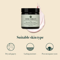 Napiers Vegan Wild Yam and Marigold Cream - Natural Relief for Menopause and Perimenopause Symptoms and Dry Skin - 100 ML (Scentless)