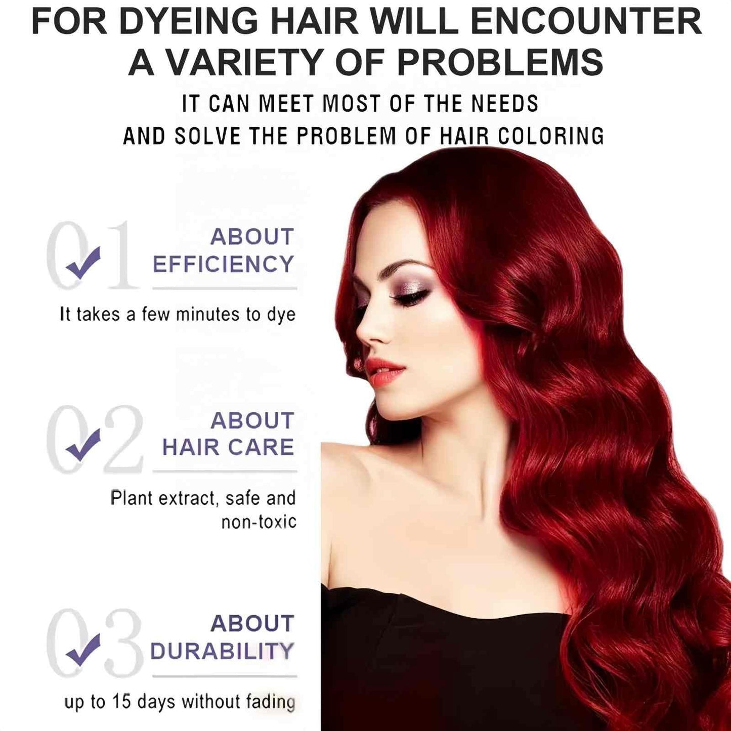 SingHao Polar Hair Dye Shampoo,Instant Herbal Coloring Shampoo,3 In 1 for Gray Hair Coverage,Hair Care Dye Shampoo,Natural Plant Hair Dye Shampoo,Semi Permanent Hair Dye,Red Brown Hair Dye,Foam Hair Dye(Red)