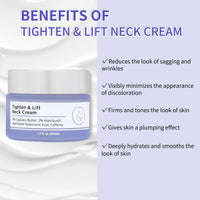 MEITREND Tighten & Lift Firming Neck Cream,2PCS neck firming cream,Anti Aging neck cream for sagging and tighten,Lifting Sagging Skin & Smooth Neck Wrinkle,Hydrating Neck Cream,Skincare Neck Cream-50ml*2