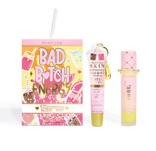 Generic Louise P Lip Care Duo Set, Lip Conditioner and Oil, Hydrating and Nourishing Treatment (One Size, Fizzy Pop)