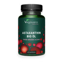 Vegavero Organic Astaxanthin 8mg | Natural Astaxanthin Antioxidant Supplements | Highly Bioavailable | NO Additives, Lab-Tested | 60 Capsules | Vegan