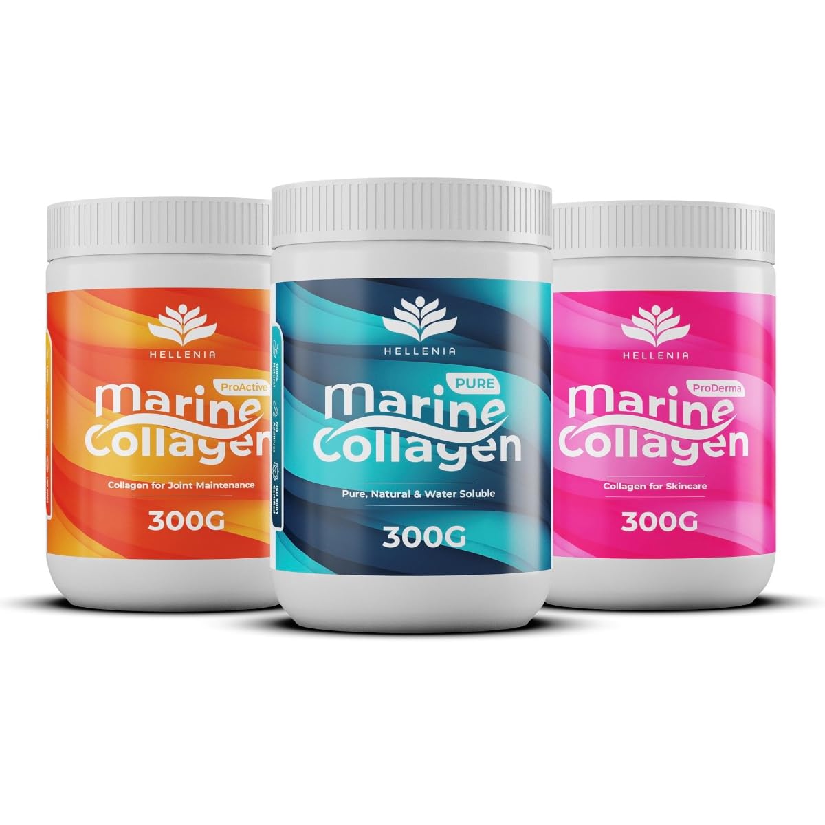 Pure Hydrolysed Marine Collagen Powder 300gram | Natural | Unflavoured | Type 1 and 3 | All 9 Aminos | Maintains Joints, Bones, Tendons, Muscles | Supports Skin, Hair, Nails | 60 Servings
