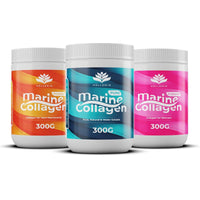Pure Hydrolysed Marine Collagen Powder 300gram | Natural | Unflavoured | Type 1 and 3 | All 9 Aminos | Maintains Joints, Bones, Tendons, Muscles | Supports Skin, Hair, Nails | 60 Servings