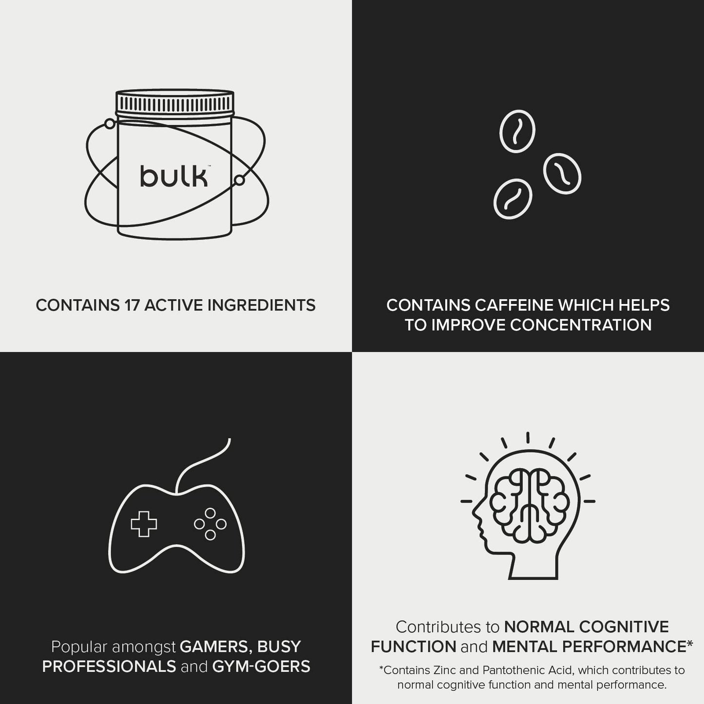 Bulk Complete Nootropic Capsules, Pack of 180, Packaging May Vary