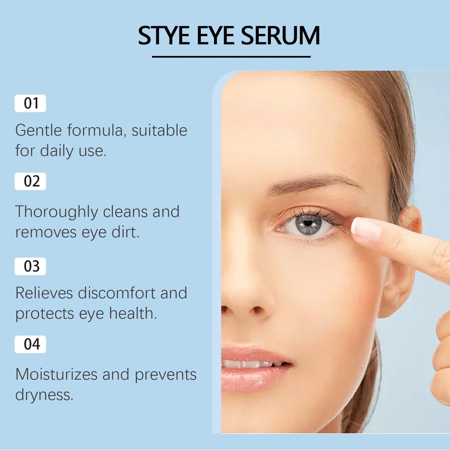 Stye Eye Treatment, MrCuvaryas Under Eye Serum,Natural Stye Eye Serum for Styes,