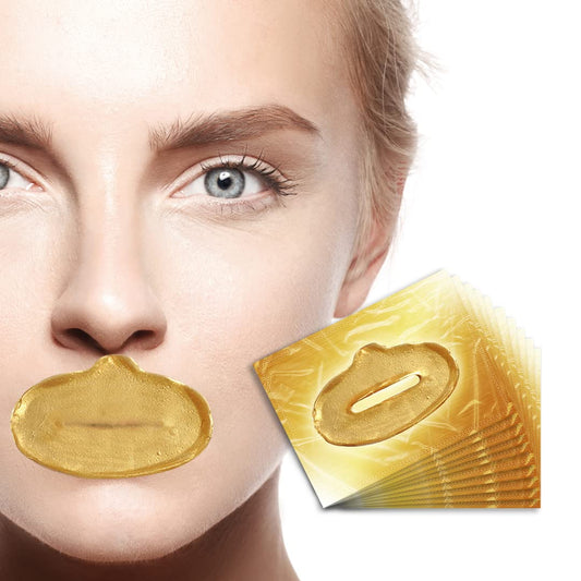 Glamza Infinitive Beauty Collagen Lip Masks - Hydrating and Nourishing Lip Treatment for Soft, Plump Lips (x10)