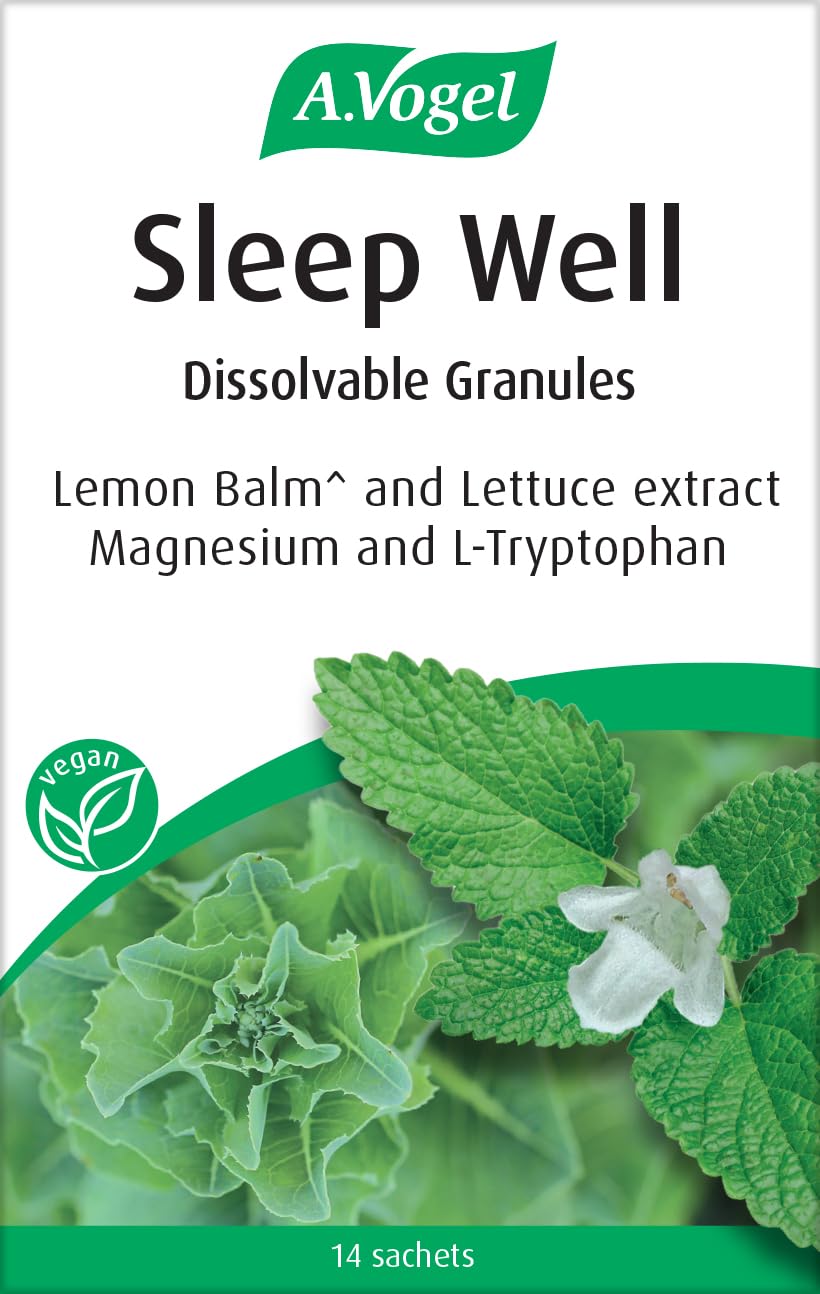 A.Vogel Sleep Well Dissolvable Granules | Sleep Supplement | Pour Directly into Mouth | Natural Orange Flavour | Extracts of Lemon Balm & Lettuce & Magnesium