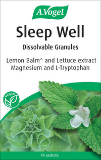 A.Vogel Sleep Well Dissolvable Granules | Sleep Supplement | Pour Directly into Mouth | Natural Orange Flavour | Extracts of Lemon Balm & Lettuce & Magnesium