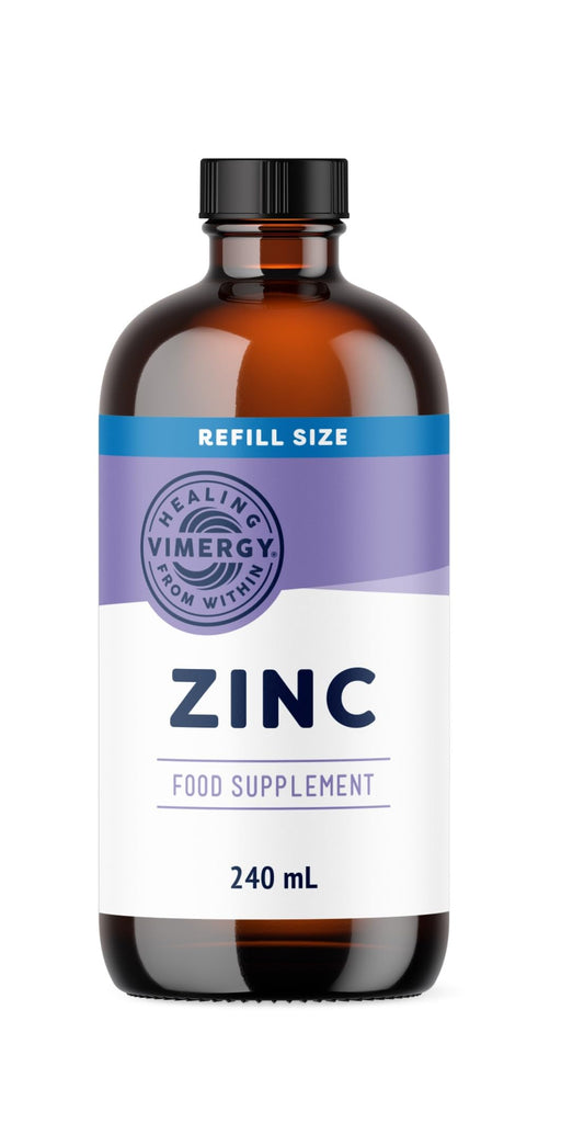 Vimergy Liquid Zinc 240 mL – 240 Servings – Liquid Zinc Supplement – Supports Immunity, Metabolism & Bone – Antioxidant – No Refined Sugar – Gluten-Free Non-GMO Kosher Vegan/Paleo Friendly
